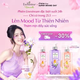 Livestream cùng nhãn hàng Enchanteur